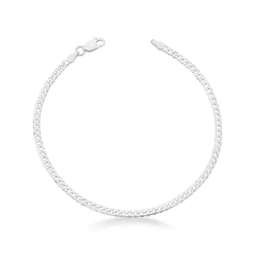 Pulseira Grumet 3 mm Masculina em Prata 925