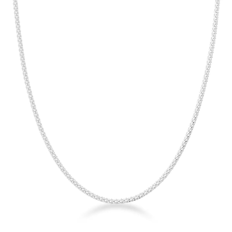 Corrente Fizzy Masculina em Prata 925