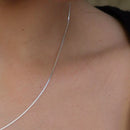 Corrente Veneziana Feminina em Prata 925