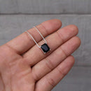 Pingente de Prata Pedra Cristal Preto