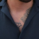 Pingente de Prata Crucifixo Cravejado Preto Pequeno