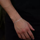 Pulseira Grumet 2 mm Masculina em Prata 925