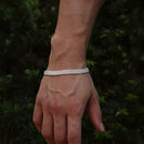 Pulseira Fizzy Flat XL Masculina em Prata 925