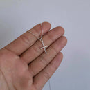 Pingente Crucifixo Médio em Prata 925