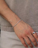 Pulseira Rope Masculina em Prata 925