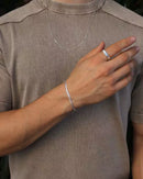 Pulseira Grumet 3 mm Masculina em Prata 925
