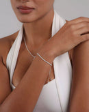 Pulseira Riviera Ajustável Feminina em Prata 925