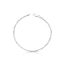 Pulseira Laminada Torcida Feminina em Prata 925