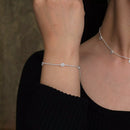 Pulseira Pontos de Luz Feminina em Prata 925