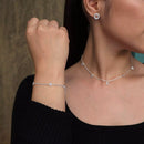 Pulseira Pontos de Luz Feminina em Prata 925