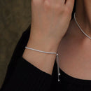 Pulseira Riviera Ajustável Feminina em Prata 925