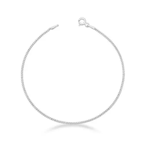 Pulseira Grumet Fina Masculina em Prata 925