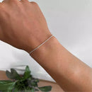 Pulseira Grumet Fina Masculina em Prata 925